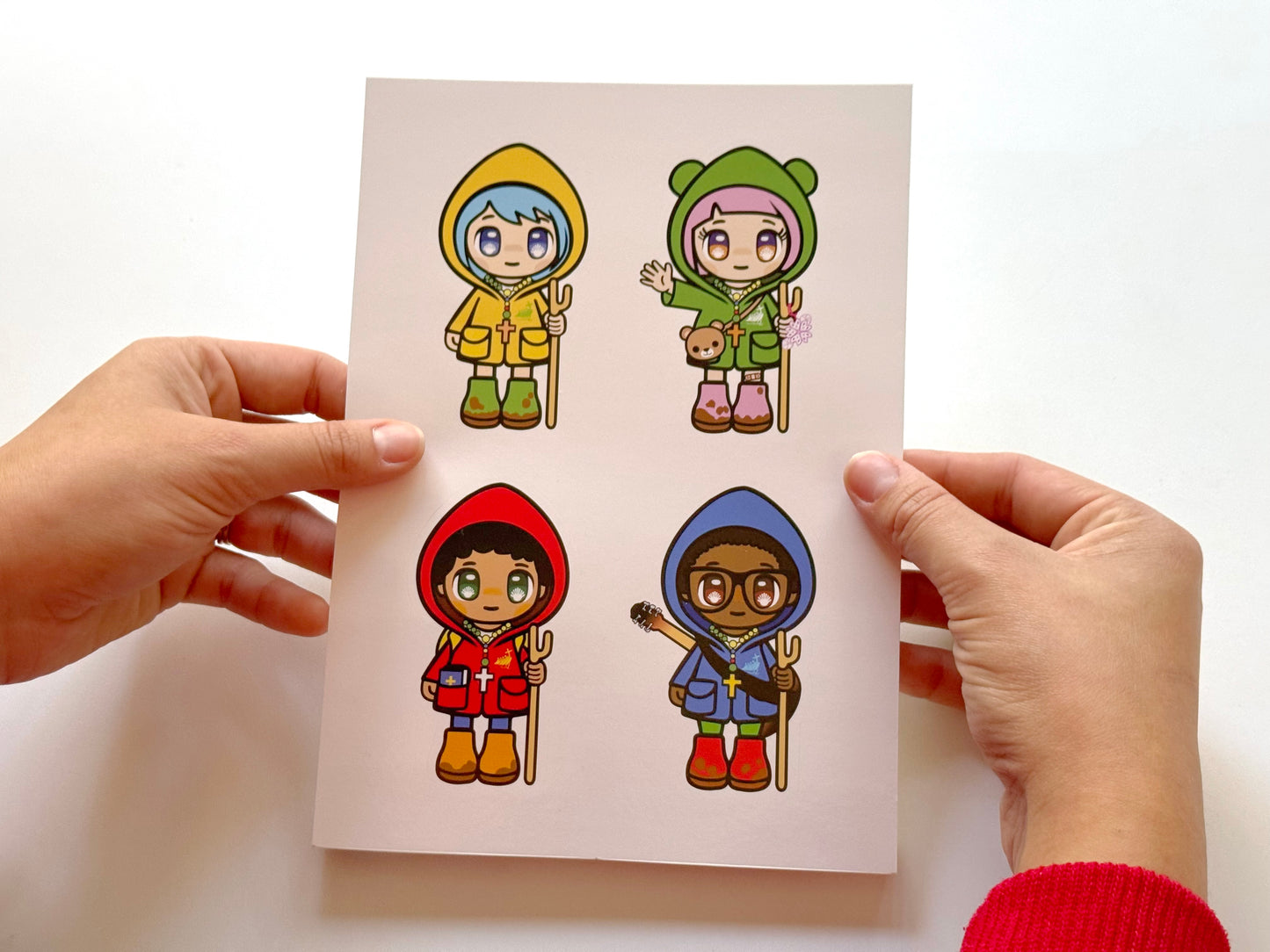 Pilgrims Together - Luce & Friends Complete Squad Sticker Sheet